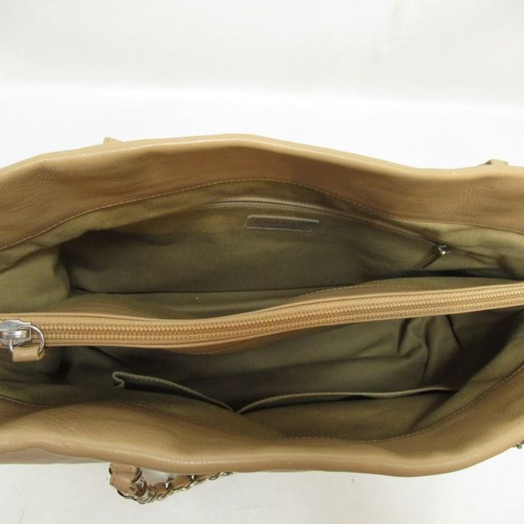 Chanel Chain Shoulder Bag Calf Cowhide Beige - Picture 5 of 6